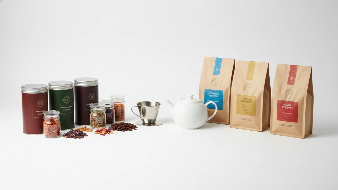 Kit de Chás Gourmet ou Cafés de Origem Única