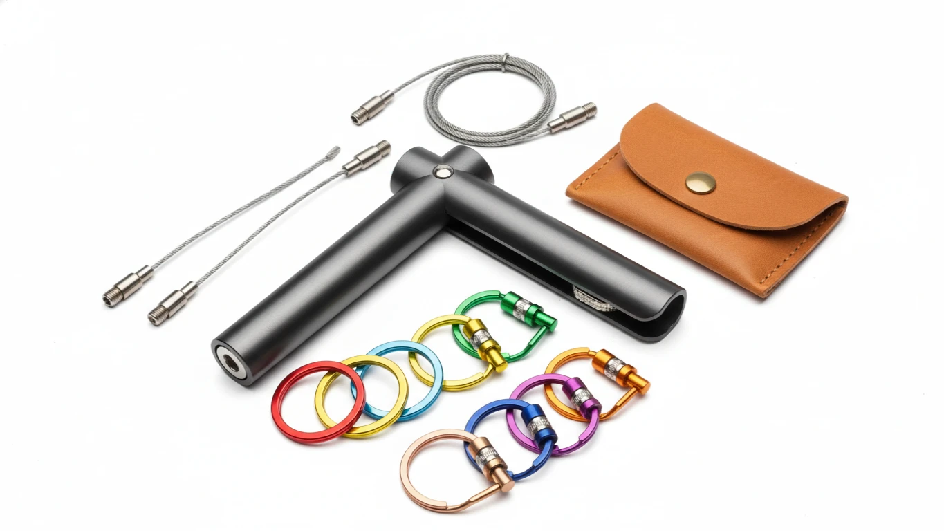 Kit de Chaveiros Organizadores de Chaves