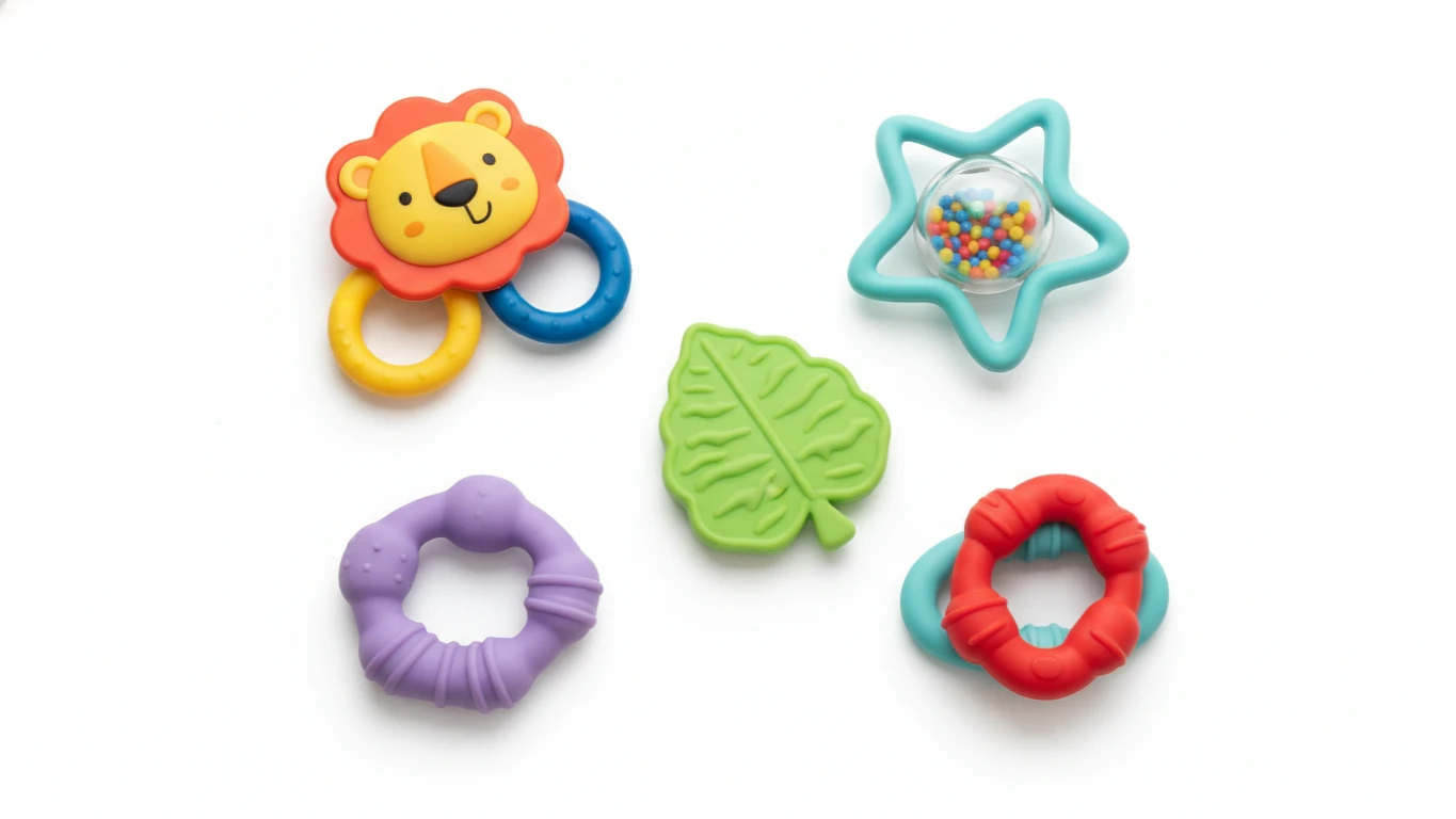 Kit de Chocalhos e Mordedores Sensoriais