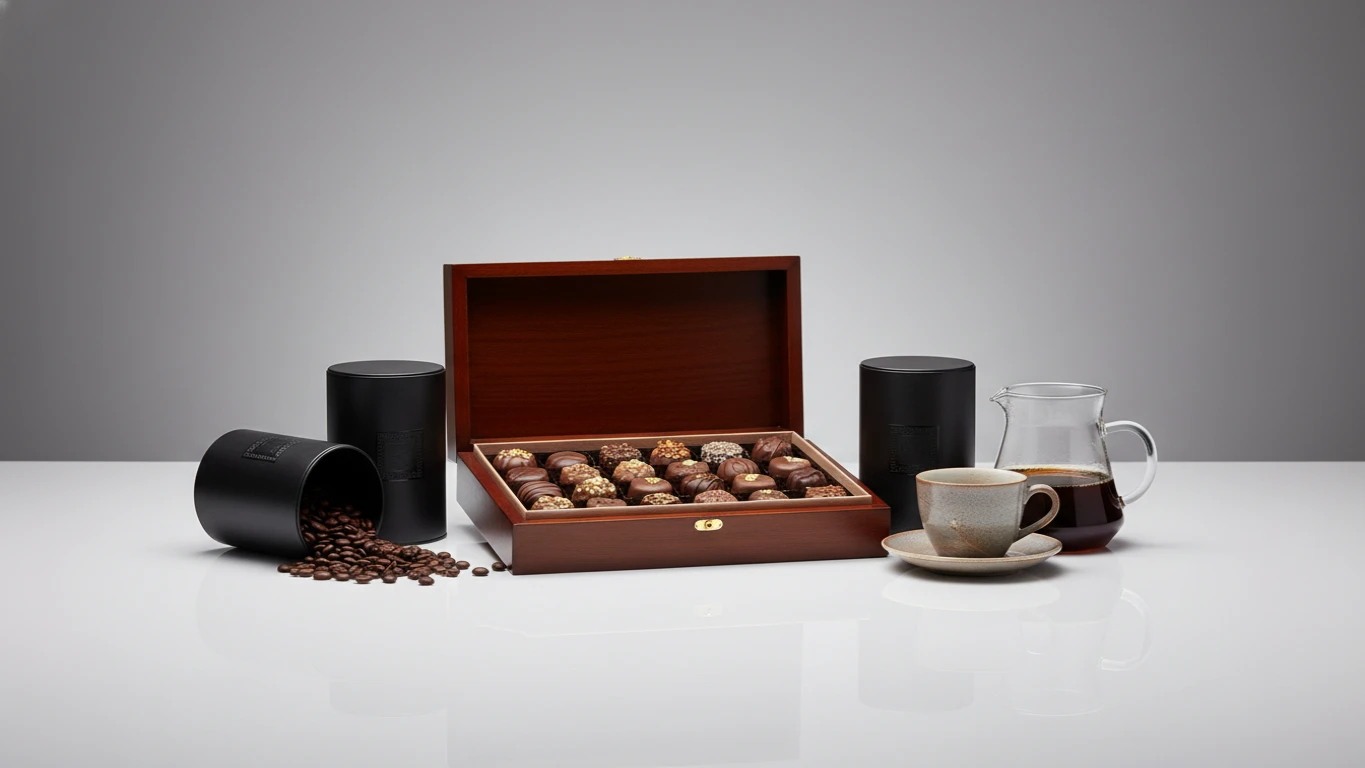 Kit de Chocolates Finos e Cafés Especiais