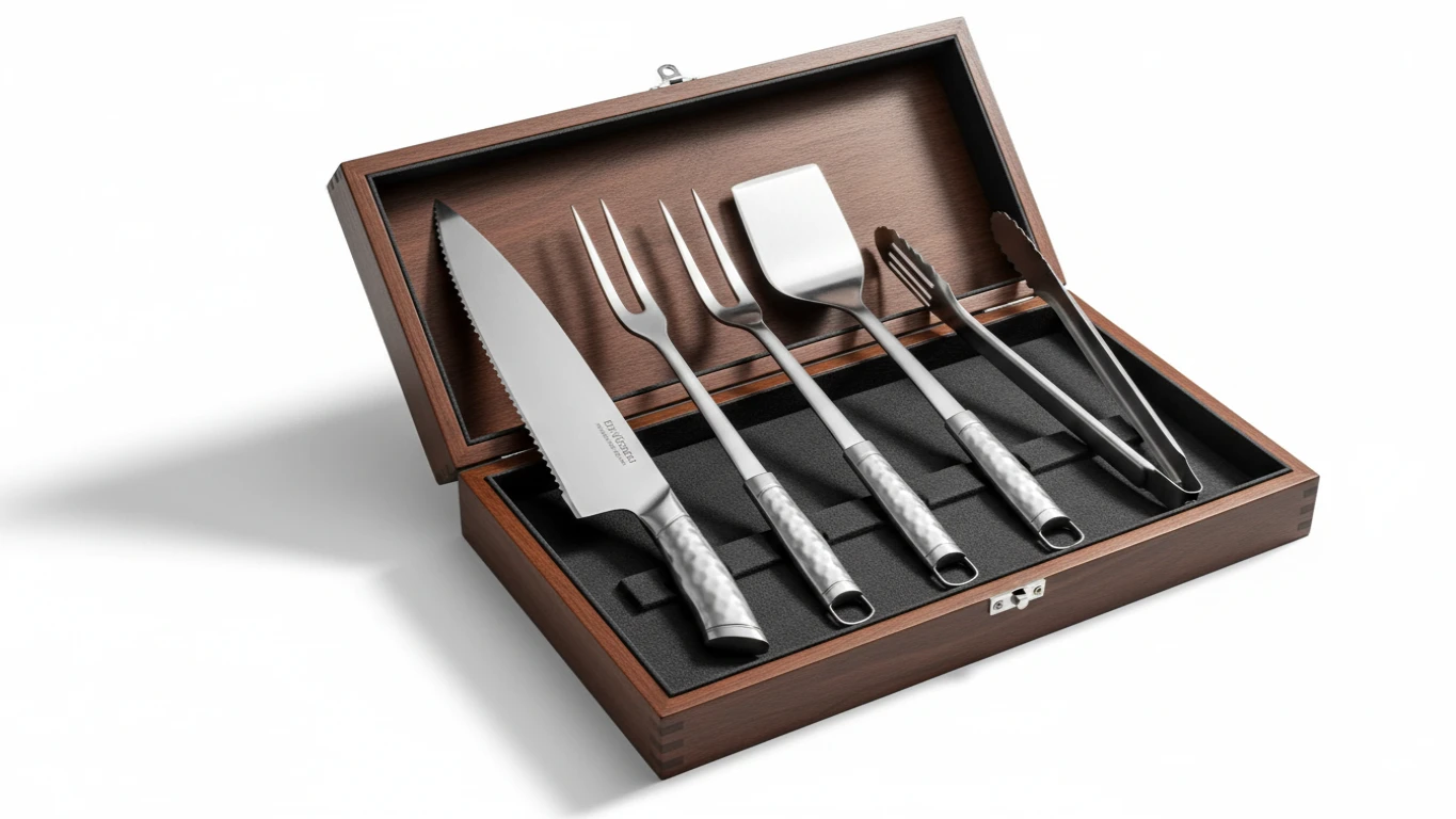 Kit de Churrasco em Inox