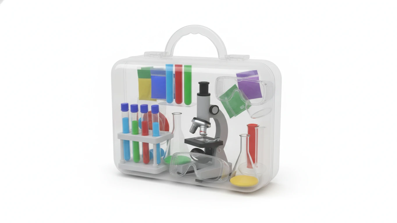 Kit de Ciência e Experimentos Divertidos