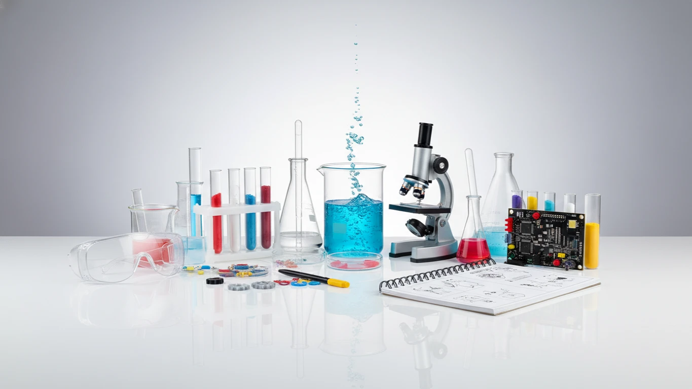 Kit de Ciências e Experiências