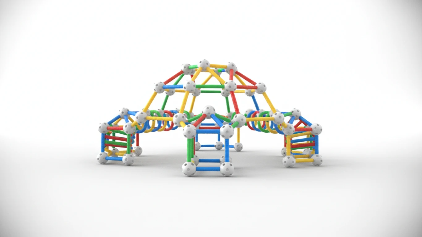 Kit de Construção de Forte ou Túnel Flexível