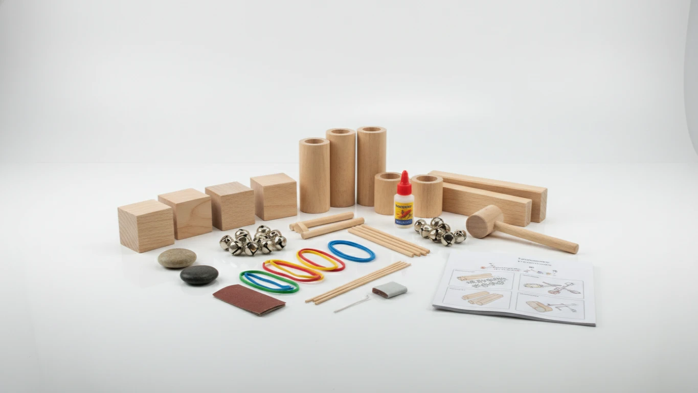Kit de Construção de Instrumentos Musicais Simples