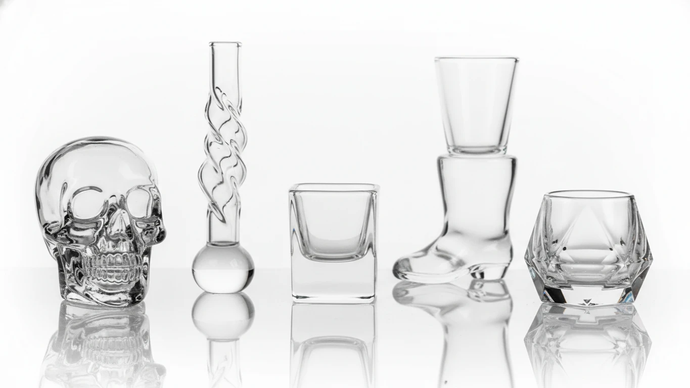 Kit de Copos de Shot Criativos