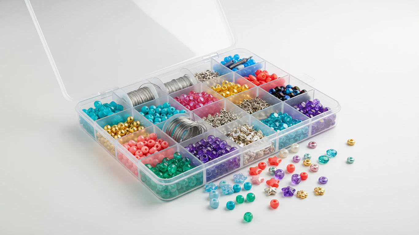 Kit de Criação de Bijuterias (Miçangas)