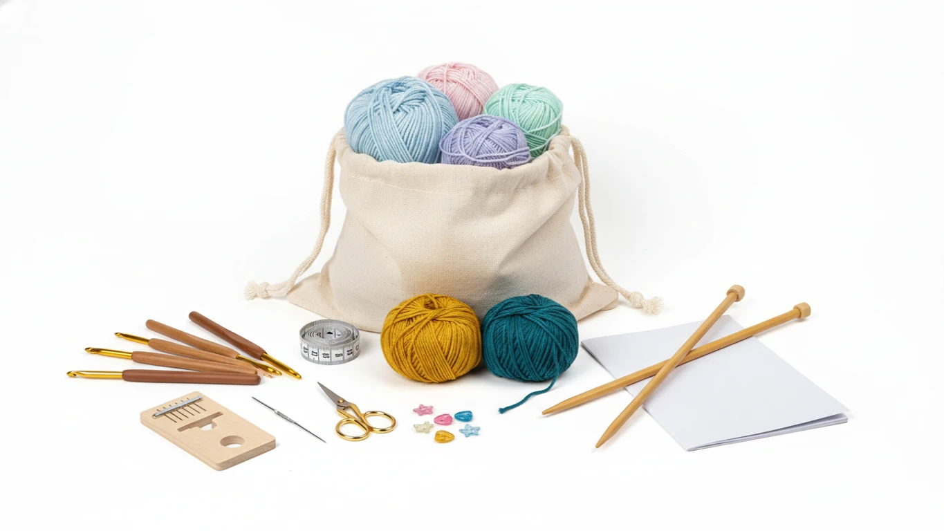 Kit de Crochê ou Tricô para Iniciantes