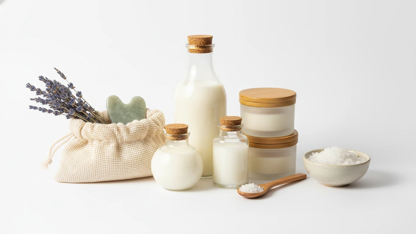 Kit de Cuidados Relaxantes com Loções Naturais