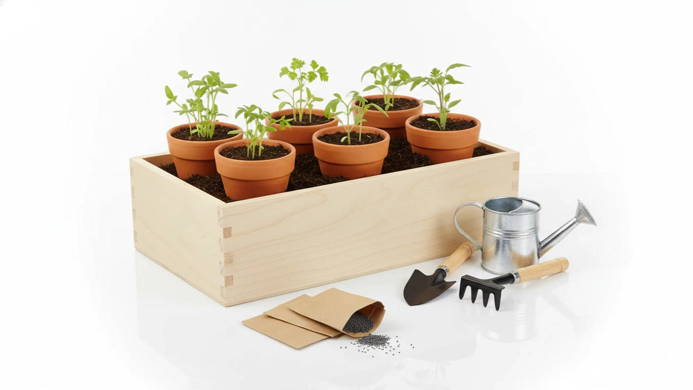 Kit de Cultivo de Mini Horta ou Jardim
