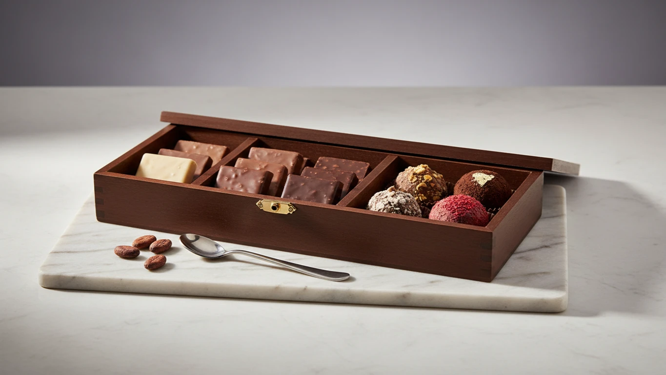 Kit de Degustação de Chocolates Finos e Trufas Artesanais