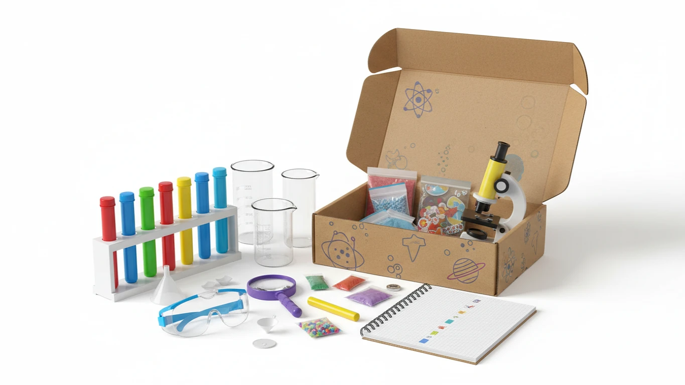 Kit de Experimentos Científicos Infantis
