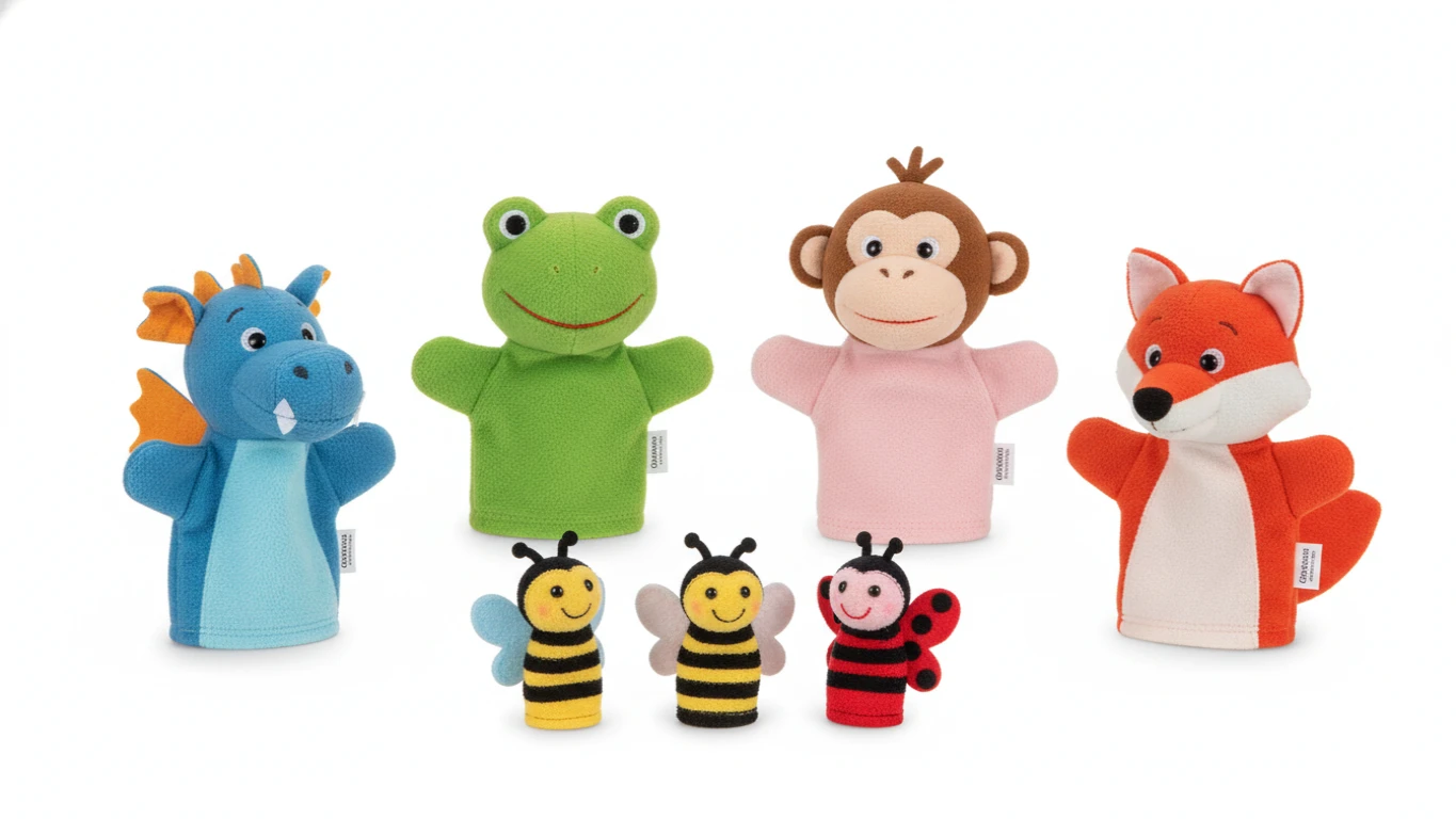 Kit de Fantoches de Dedo ou Mão