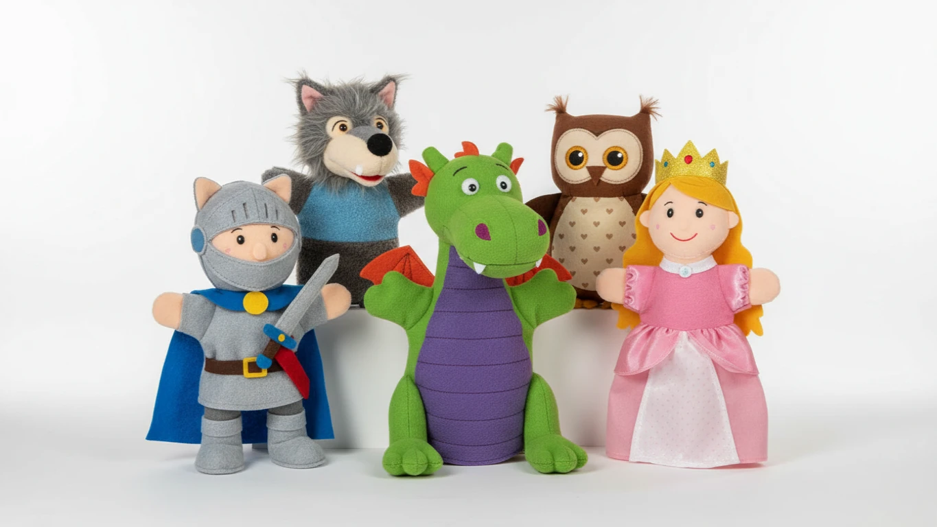 Kit de Fantoches para Contação de Histórias