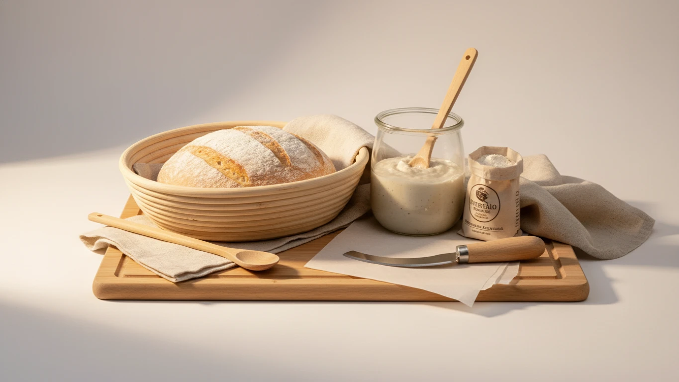 Kit de Fermentação Caseira de Pães Artesanais