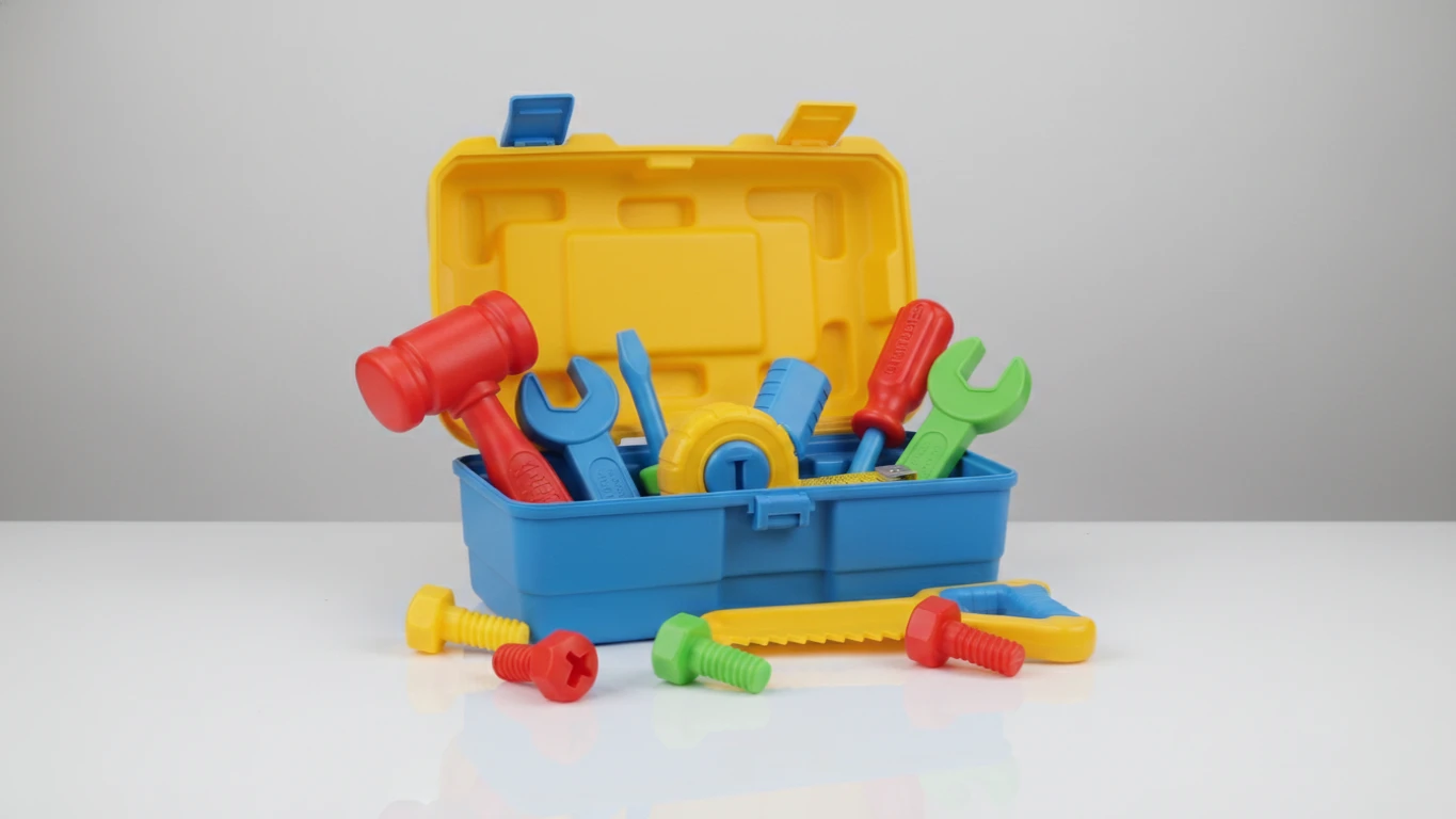 Kit de Ferramentas Infantis para Pequenos Reparos