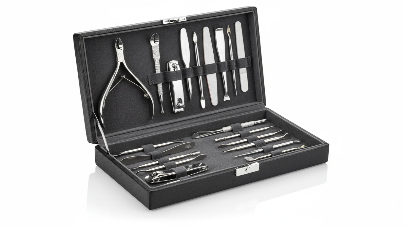 Kit de Ferramentas de Manicure e Pedicure Profissional