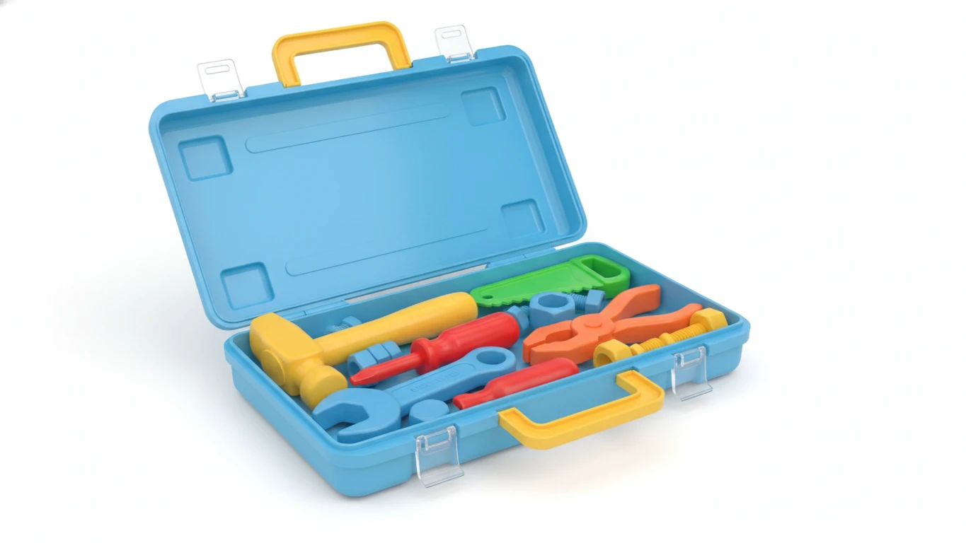 Kit de Ferramentas de Plástico para Crianças