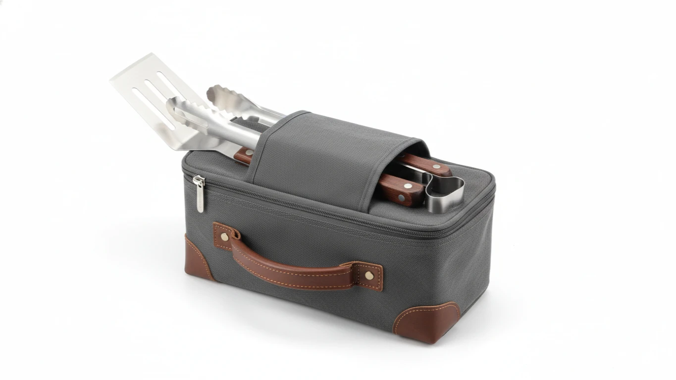 Kit de Ferramentas para Churrasco Portátil