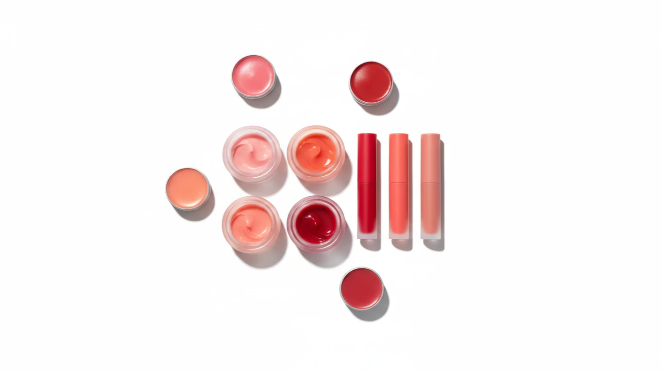 Kit de Hidratação Labial com Máscaras e Bálsamos Coloridos