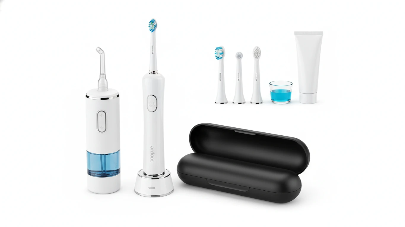 Kit de Higiene Bucal Elétrico Completo