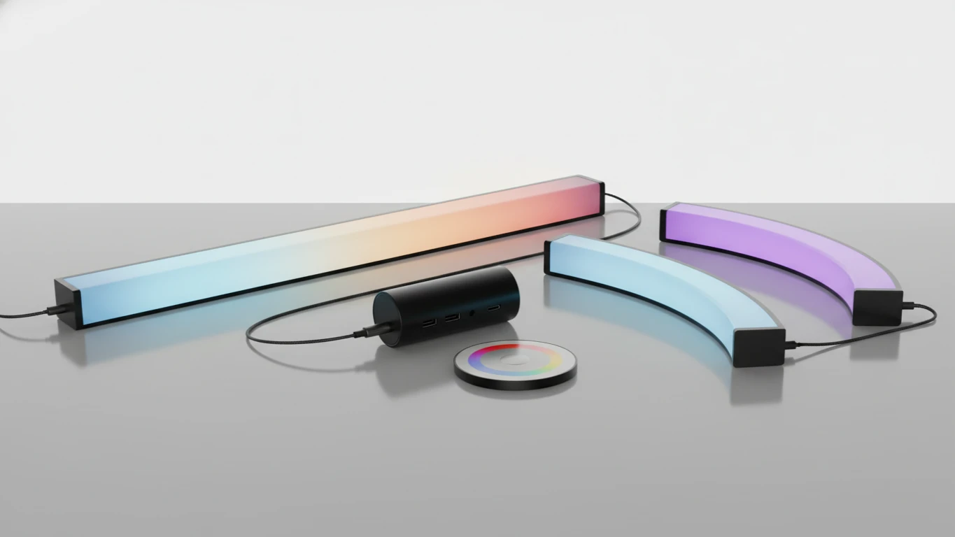 Kit de Iluminação LED Inteligente para Ambiente