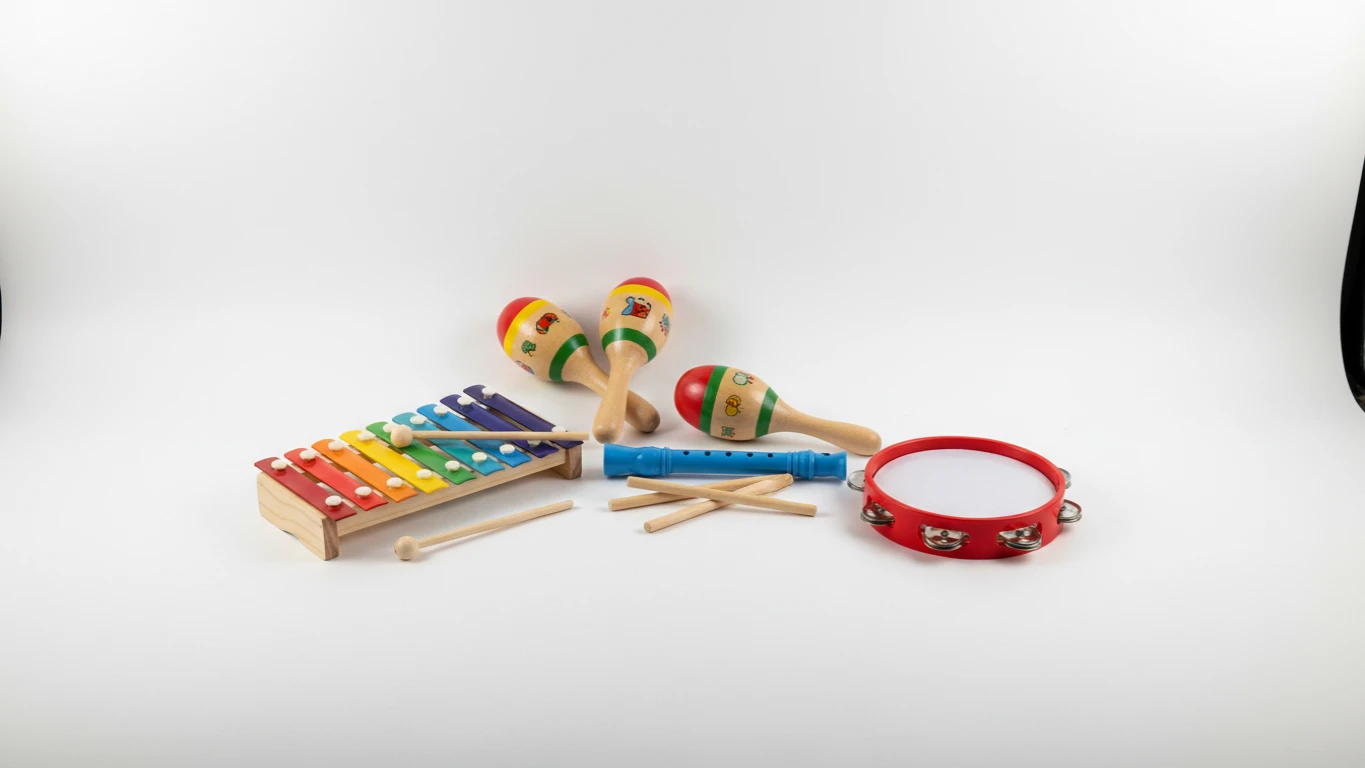 Kit de Instrumentos Musicais Infantis