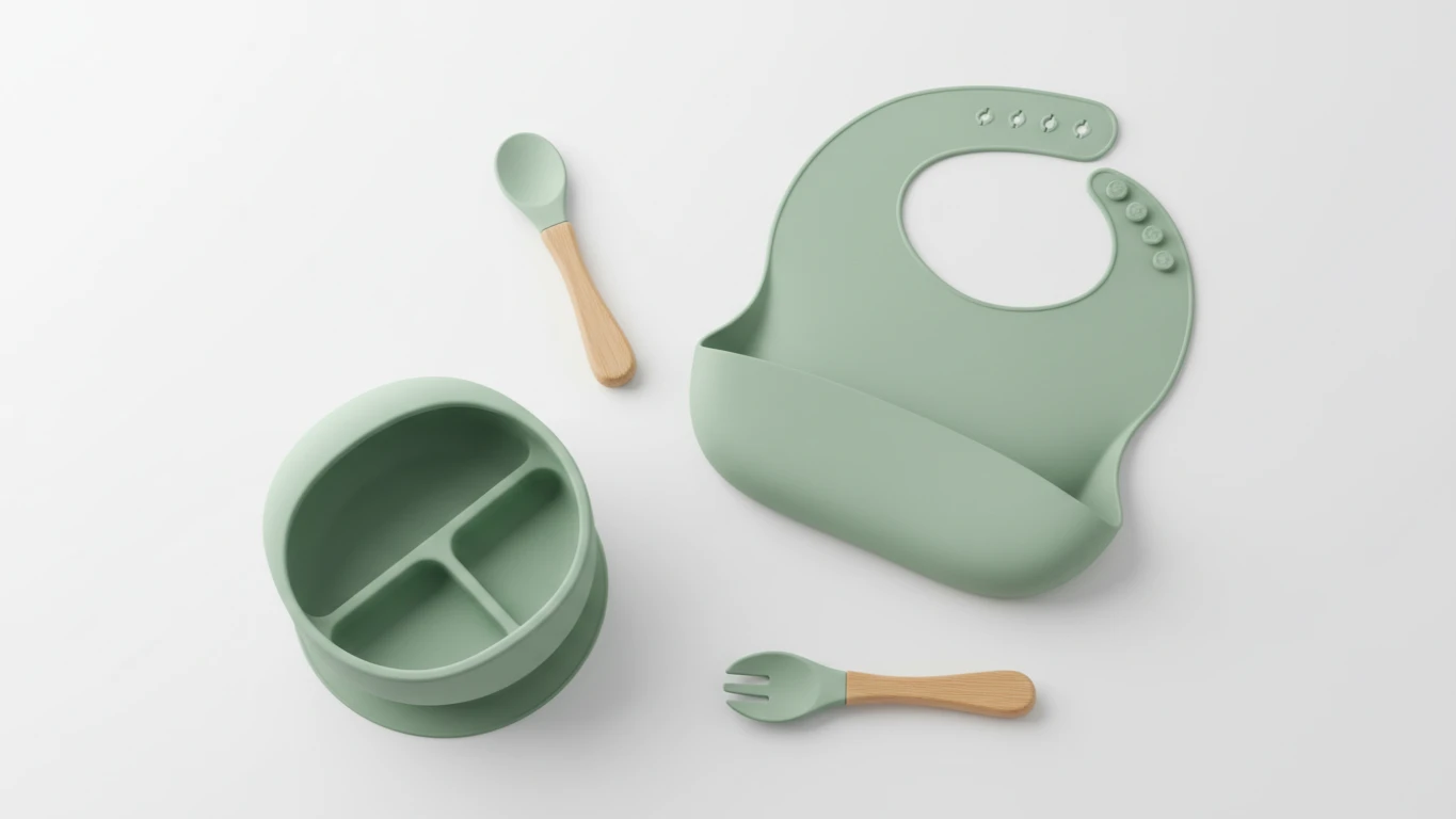 Kit de Introdução Alimentar em Silicone