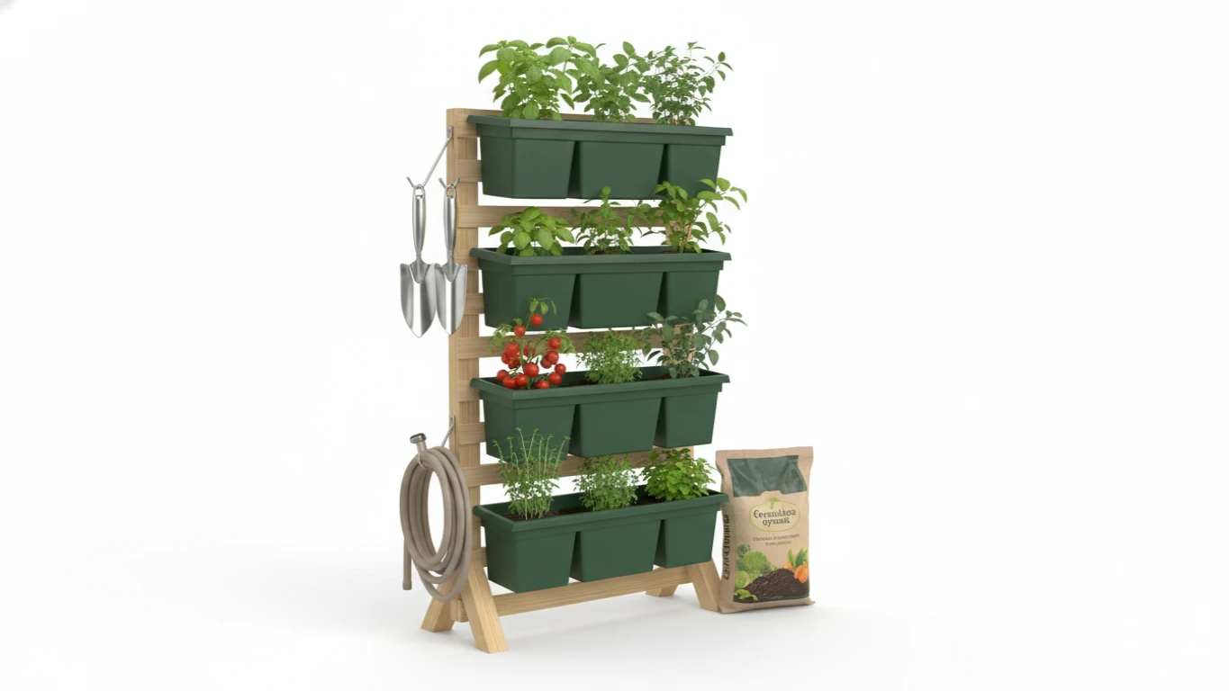 Kit de Jardinagem Vertical para Varanda