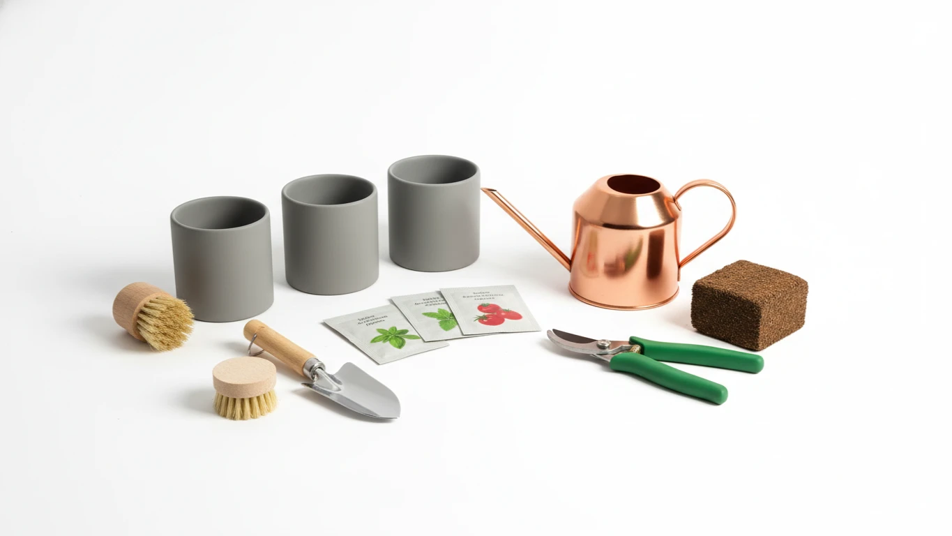 Kit de Jardinagem para Apartamento