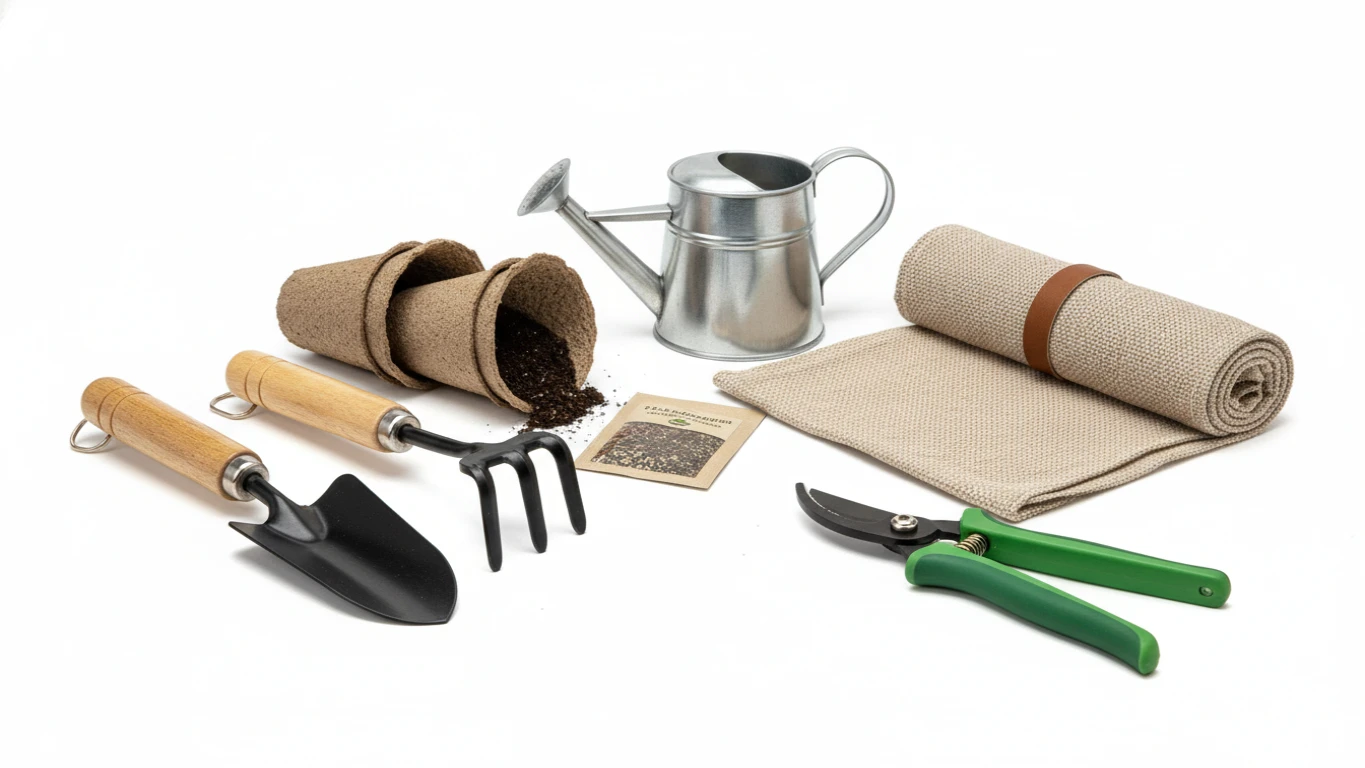 Kit de Jardinagem para Pequenos Espaços