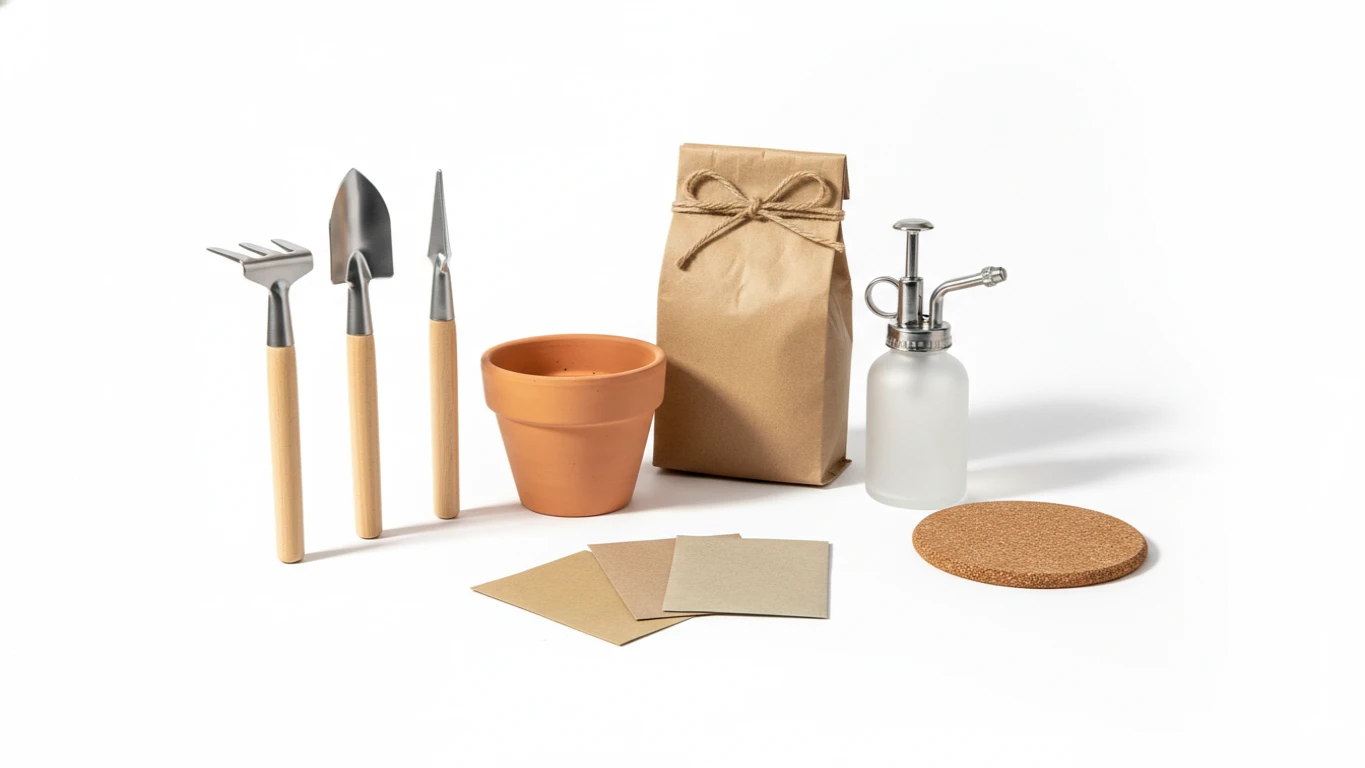 Kit de Jardinagem para Vasos Internos