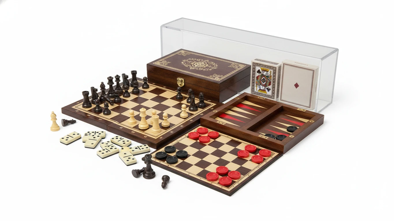 Kit de Jogos de Tabuleiro Clássicos