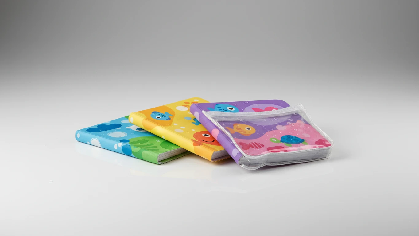 Kit de Livros de Banho Impermeáveis