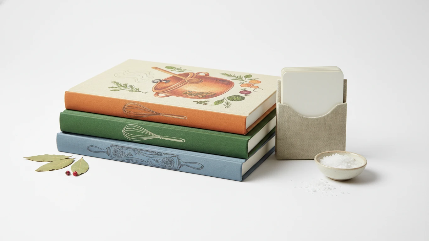 Kit de Livros de Culinária com Receitas Clássicas