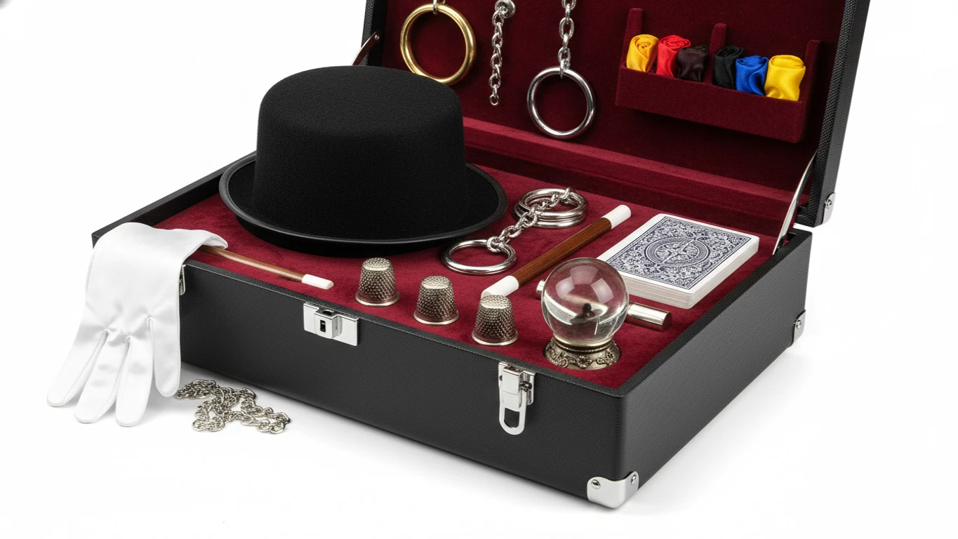 Kit de Mágicas com Acessórios Profissionais