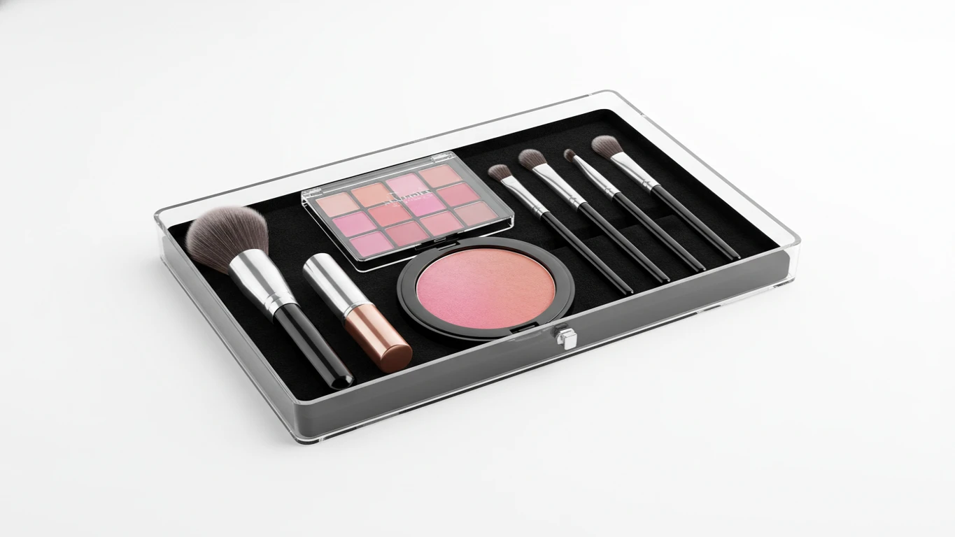 Kit de Maquiagem Essencial com Pincéis