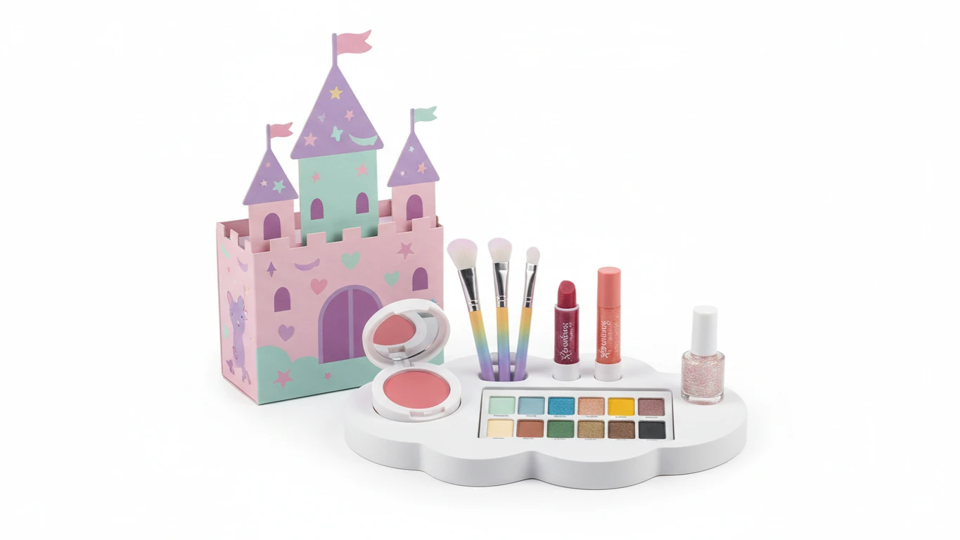 Kit de Maquiagem Infantil Atóxica
