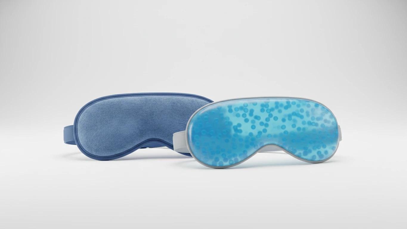 Kit de Máscaras para Olhos Térmicas e Gel para Alívio