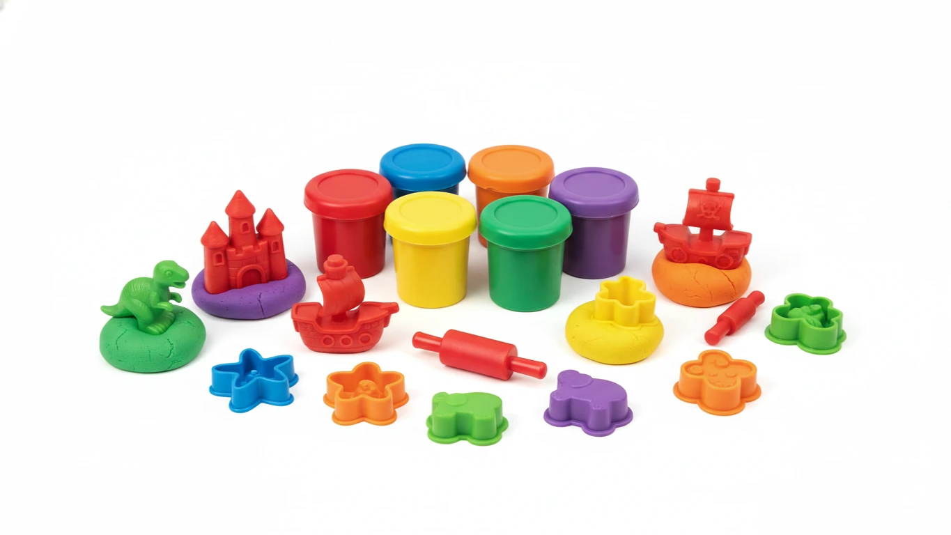 Kit de Massinha de Modelar com Acessórios Temáticos