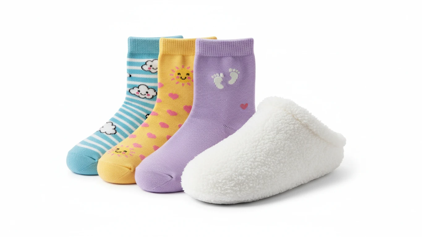 Kit de Meias Divertidas e Confortáveis para Gestantes