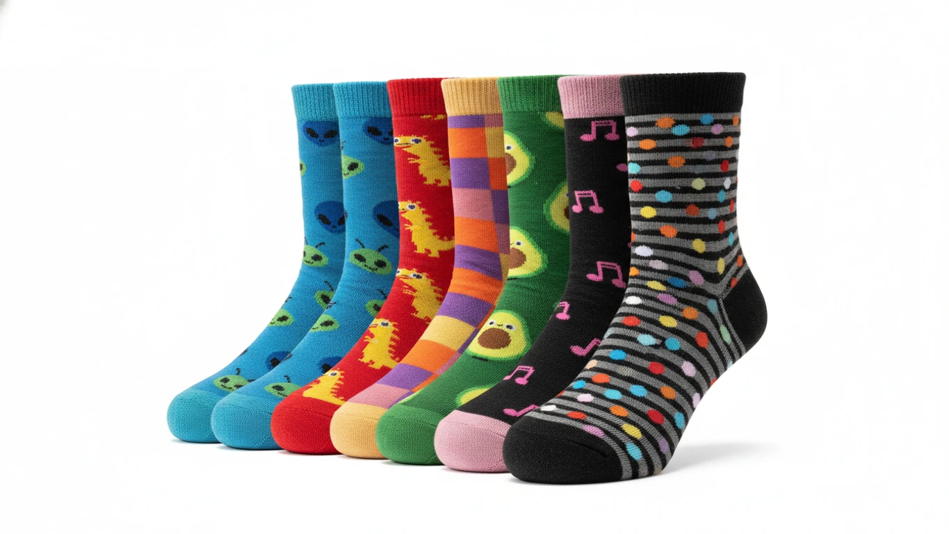 Kit de Meias Divertidas e Confortáveis