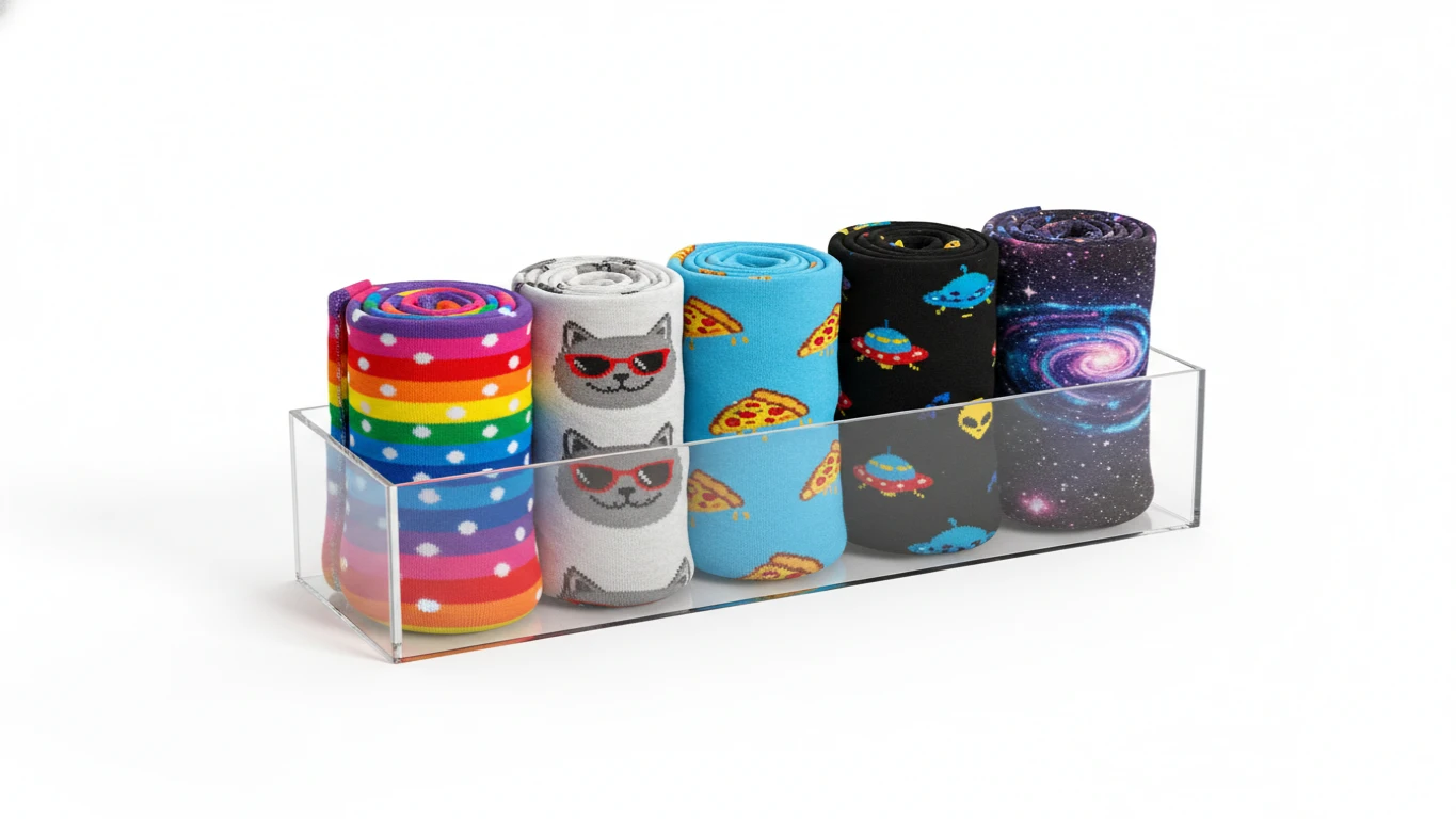 Kit de Meias Divertidas e Estilosas