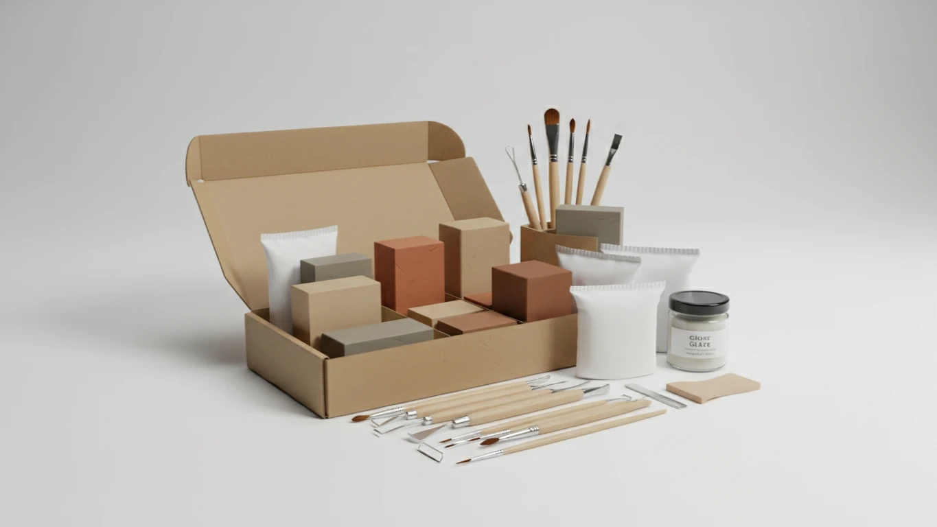 Kit de Modelagem em Argila ou Massa de Escultura