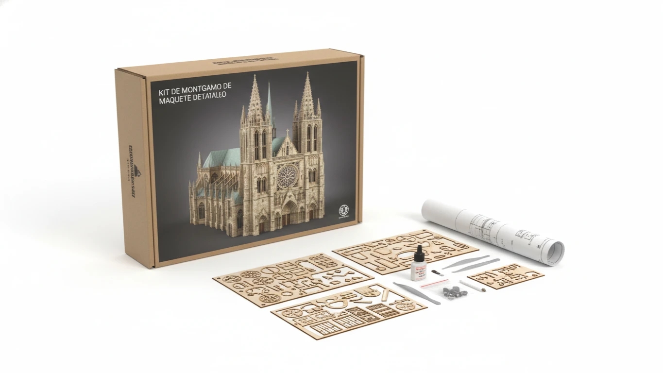 Kit de Montagem de Maquete Detalhada