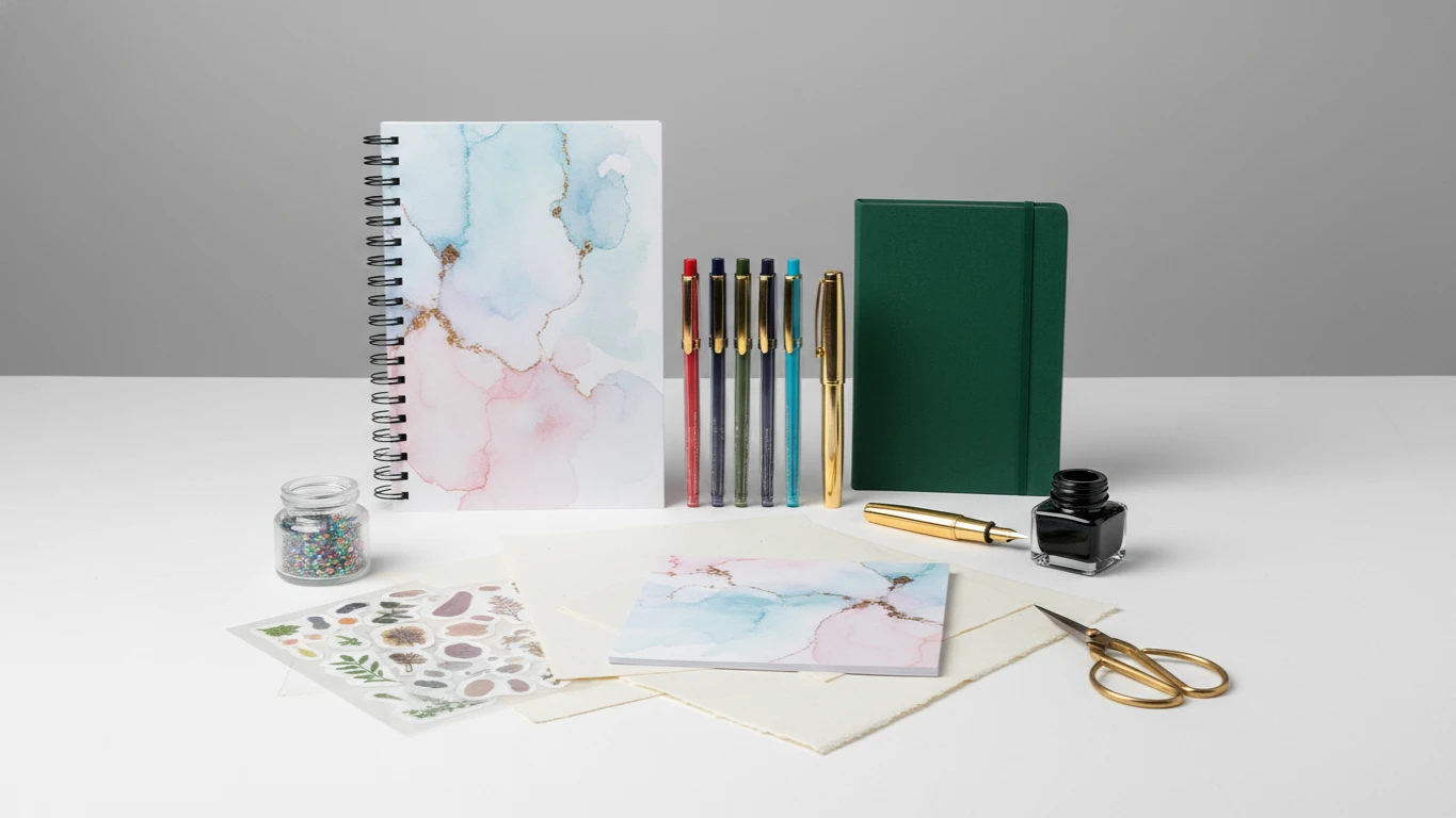 Kit de Papelaria Fina e Criativa