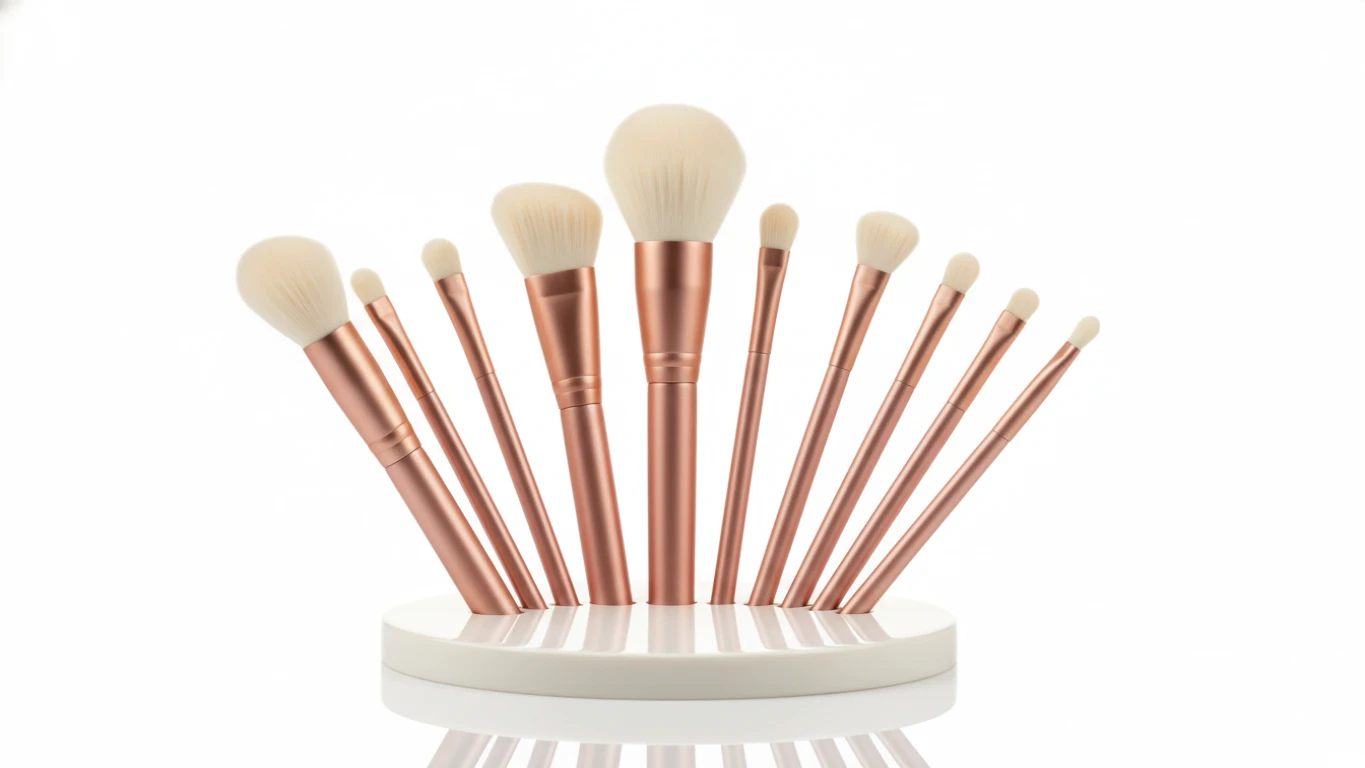 Kit de Pincéis de Maquiagem Macios e Hipoalergênicos