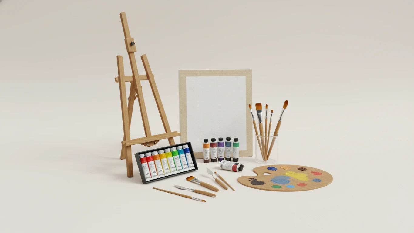 Kit de Pintura Artística Profissional