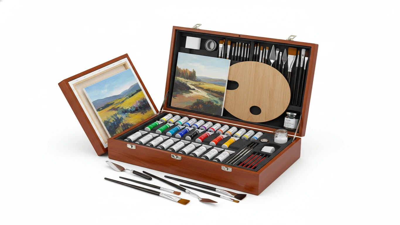 Kit de Pintura e Materiais de Arte Profissionais