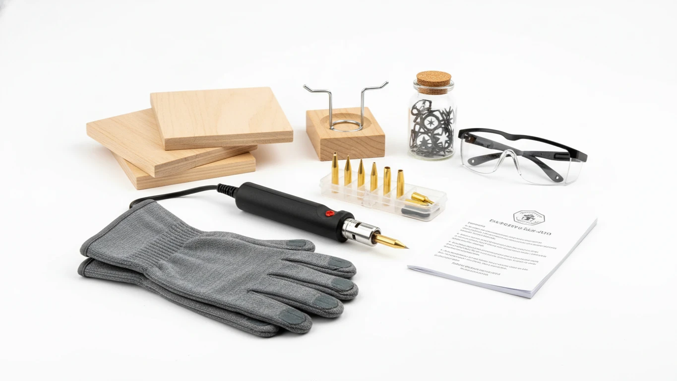 Kit de Pirografia para Iniciantes (Seguro)